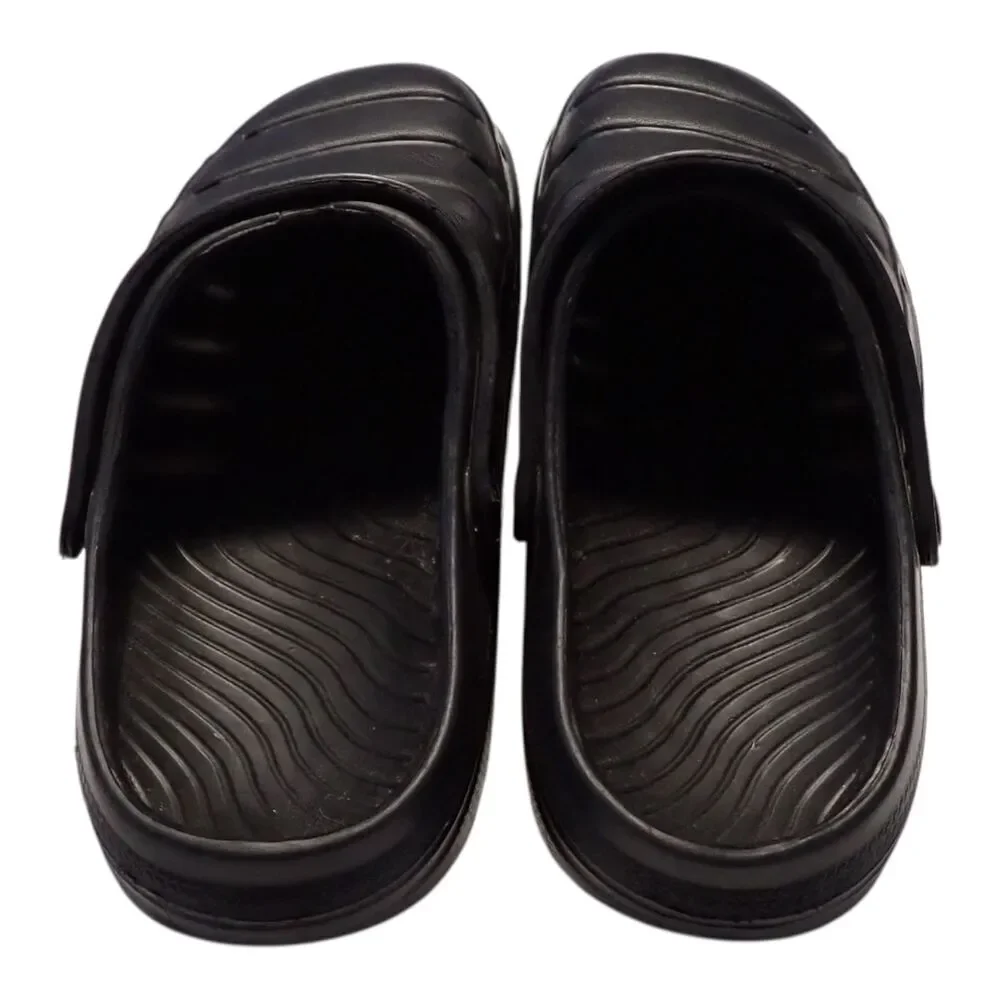 Rugged Shark EVA Black Slip On Clogs Sandals Water Beach Mens 8 Womens 10